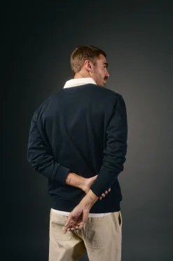 OOTO Polos-Polo de rugby de manga comprida Azul