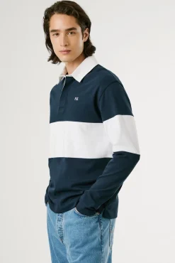 Pepe Jeans Polos-Polo de Rugby Regular Fit azul