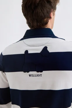 Williot Polos-Polo de Rugby Riscas Azul