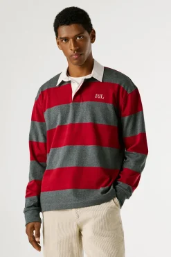 Pepe Jeans Polos-Polo manga comprida vermelho