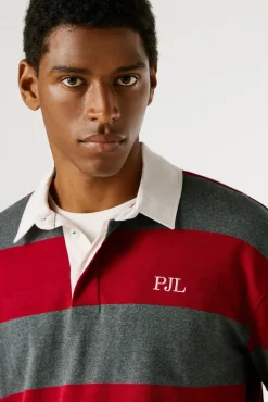 Pepe Jeans Polos-Polo manga comprida vermelho