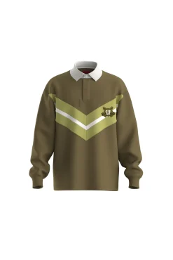 HUGO Polos-Polo manga comprida Verde