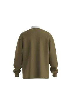 HUGO Polos-Polo manga comprida Verde