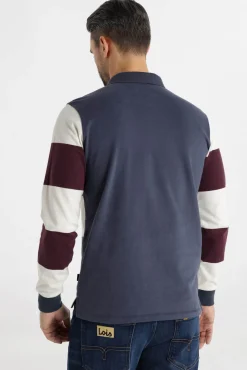 Lois Polos-Polo Manga Comprida azul