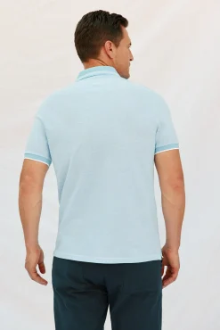 Cortefiel Polos-Polo oxford Azul