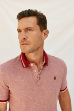 Cortefiel Polos-Polo oxford Vermelho