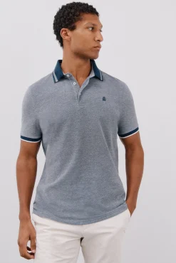 Cortefiel Polos-Polo oxford Azul