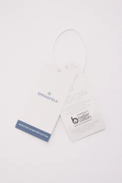 Springfield Polos-Polo piqué básico regular fit cinzento