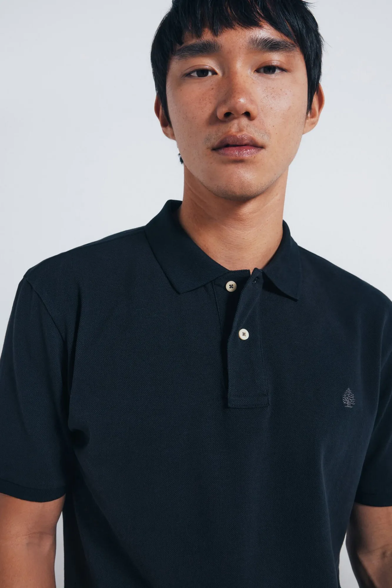 Springfield Polos-Polo piqué básico regular fit preto