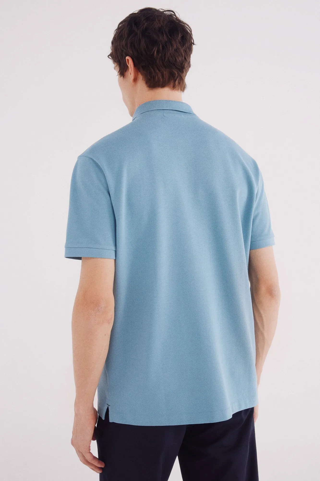 Springfield Polos-Polo piqué básico regular fit azul