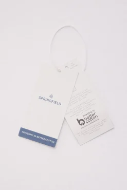 Springfield Polos-Polo piqué básico regular fit azul