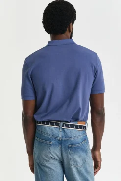 Gant Polos-Polo piqué contrastante Azul