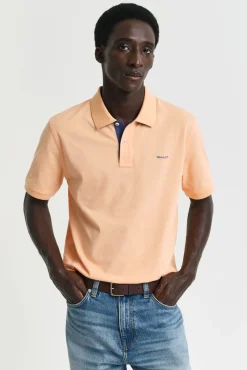 Gant Polos-Polo piqué contrastante Laranja