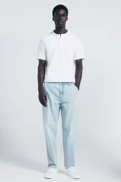 Springfield Polos-Polo piqué gola mao slim fit branco