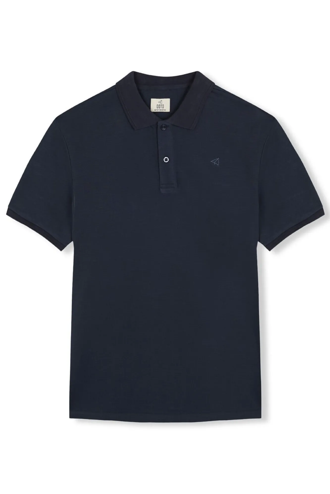 OOTO Polos-Polo piqué slub Azul