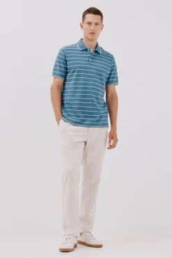 Cortefiel Polos-Polo às riscas Azul