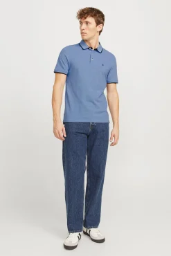 Jack & Jones Polos-Polo slim fit azul