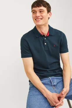 Jack & Jones Polos-Polo slim fit azul