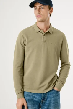 Pepe Jeans Polos-Polo Slim Fit Piquet verde