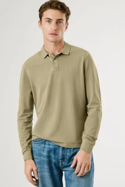 Pepe Jeans Polos-Polo Slim Fit Piquet verde