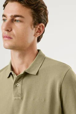 Pepe Jeans Polos-Polo Slim Fit Piquet verde
