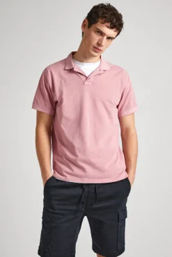 Pepe Jeans Polos-Polo Slim Fit Piquet rosa