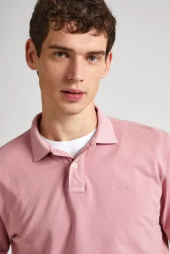 Pepe Jeans Polos-Polo Slim Fit Piquet rosa