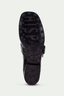 Hispanitas Sabrinas|Saltos-Ponta quadrada Mercedes e fivela GENOVA Preto