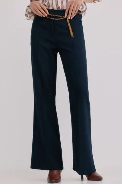 Hoss Intropia Calças-Poppy. Calça retas Preto