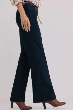 Hoss Intropia Calças-Poppy. Calça retas Preto