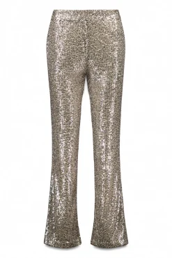 Hoss Intropia Calças-Priscila. Calças de lantejoulas Cinzento