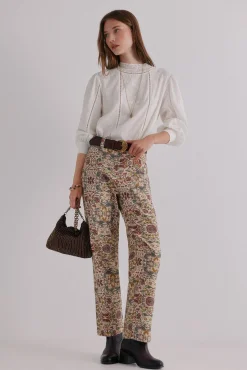 Hoss Intropia Calças-Priscila. Calças estampadas Multicolorido