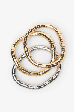 Cortefiel Joalharia E Bijuteria-Pulseira trinity Dourado