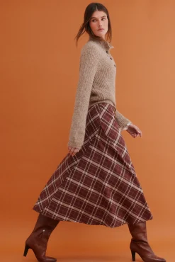 Hoss Intropia Saias-Renée. Saia xadrez Granada