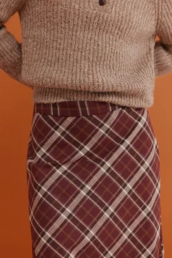 Hoss Intropia Saias-Renée. Saia xadrez Granada