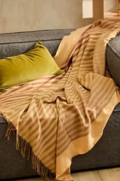 Calma House Cobertores-Riscas Listrado Shima estampado