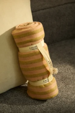 Calma House Cobertores-Riscas Listrado Shima estampado