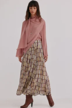 Hoss Intropia Saias-Rita. Saia fluida Roxo