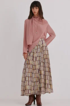 Hoss Intropia Saias-Rita. Saia fluida Roxo