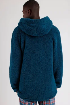 Admas Pijamas-Robe curta borrego Paddington para homem azul