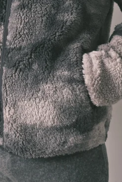 Women'secret Pijamas-Robe curto masculino com pelo cinza Star Wars cinzento