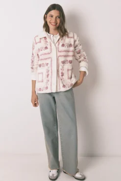 Women'secret Roupões-Robe curto de polar rosa