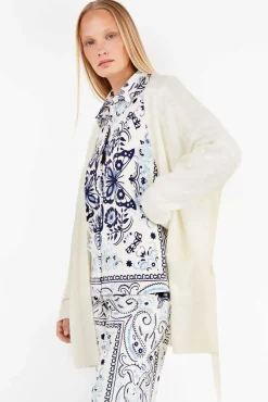 Gisela Roupões-Robe de bolinhas com bolinhas bege