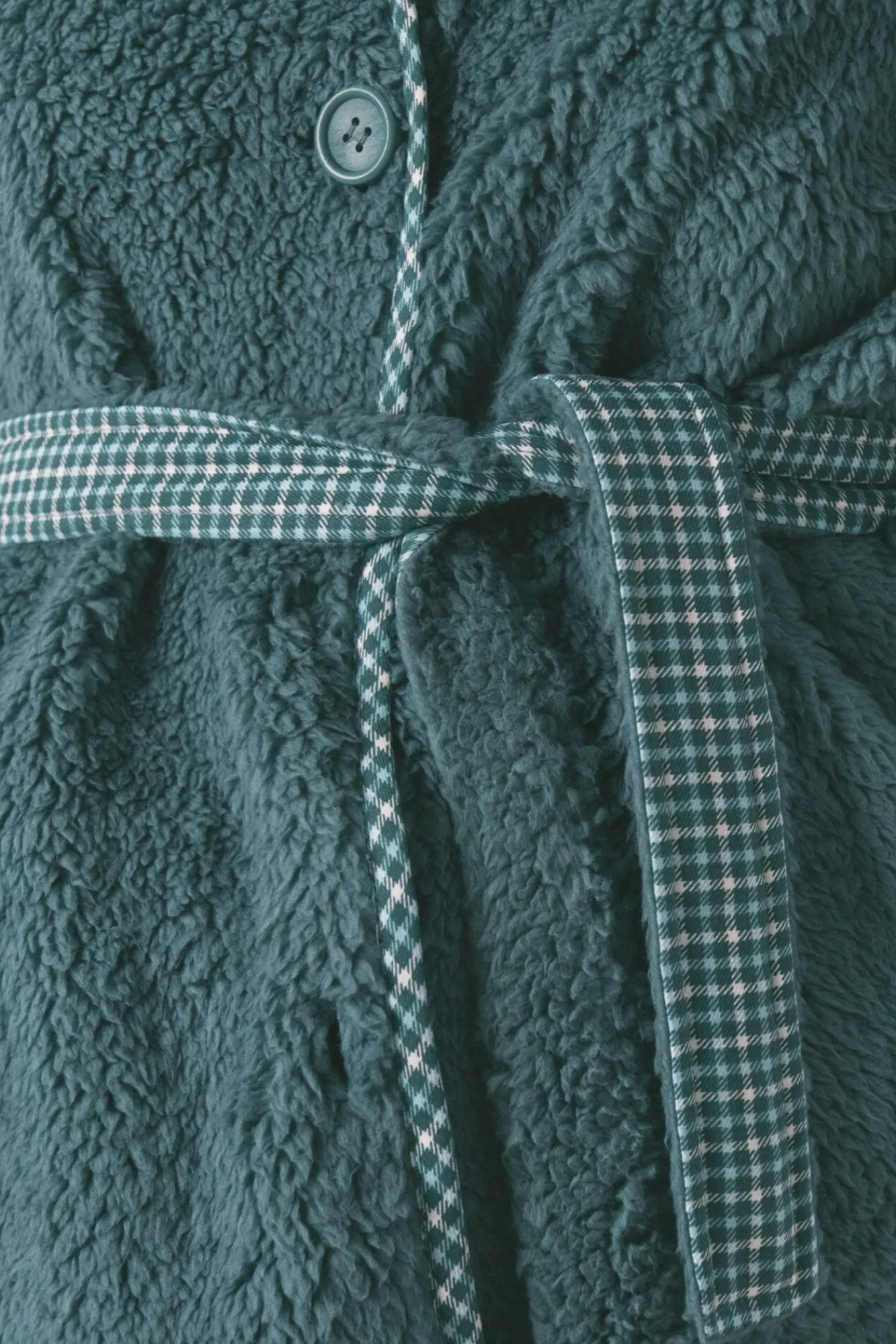 Women'secret Roupões-Robe estilo túnica de pelo verde