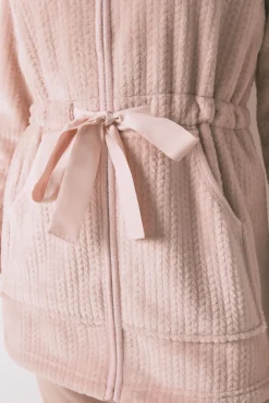 Women'secret Roupões-Robe midi polar rosa