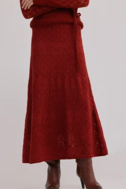 Hoss Intropia Saias-Rossie. Saia saia Vermelho