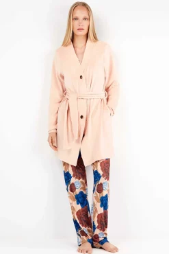 Gisela Roupões-Roupão de polar robe rosa