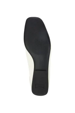 Camper Sabrinas|Rasos-Sabrinas rasas de pele para mulher branco