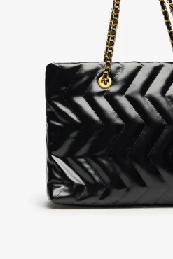 Cortefiel Malas-Sacola de compras acolchoada Preto