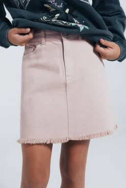 Springfield Kids Saias|Vestidos-Saia com franjas de menina rosa